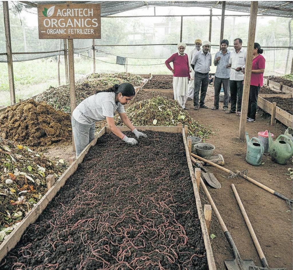वर्मीकम्पोस्ट से जैविक भविष्य की नींव